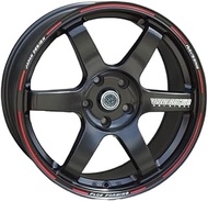 2PC TE37 17 Inch 5x112 Alloy Racing Wheels Rims Compatible for Mercedes C E S Class CLA GLK SLC W221