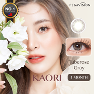PEGAVISION คอนแทคเลนส์สี รายเดือน รุ่น KAORI สี Tuberose Gray (2 เลนส์/กล่อง)