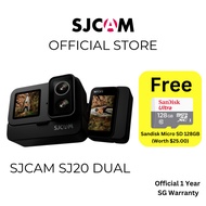 Official SJCAM SJ20 Dual 4K Action Cam | 6-Axis Gyro Stablization | 2.29″ touch with 1.3″ Front