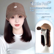 Hat Wig Full Headgear Wig One Female Wig Fashion Long Straight Hair Baseball Hat Design