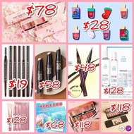 Etude house 眼影 眼線液筆 唇膏  眉筆 修容筆 保濕套裝 化妝掃 潔面乳