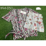 Cool floral printed fabric shirt for women under 48kg KN-T1-T
