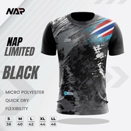 เสื้อกีฬาสีดำ ผู้ชาย ผู้หญิง สวยๆ NAP SPORT คุณภาพดี ราคาถูกจากโรงงาน