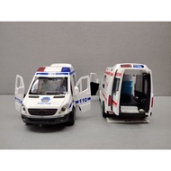 AMBULANCE POLICE CAR MODEL TOYS/VEHICLE TOYS (1410)