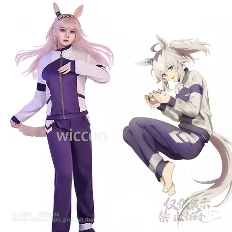 Oguri Cap Anime Cosplay Pretty Derby Cosplay Costume Umamusume: CinderelaGray Running Uniform Sports