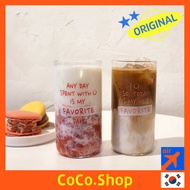 [MEMO.D] Heat resistant glass cup x 2pcs combo coffee home cafe