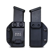 B.B.F Make IWB/OWB KYDEX Holster Magazine Pouch pour: Glock 4/90/357 | Glock 19/17/22/25/26/27/28/31