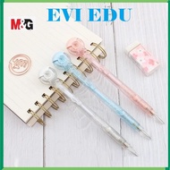 Combo of 3 middle mechanical pencils M&G AMPV9401 0.5mm nib / 9401 mechanical pencil with eraser cap