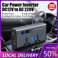200W Car Power Inverter DC 12V/24V to AC220V Car Converter Newly Car Plug Adapter Outlet Charger wit