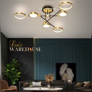 Lampu plafon ceiling MODERN LED 3 COLOURS ADJUSTABLE ARMS ceiling lamp