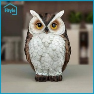Figurine Home Bedside Garden Bedroom Living Room Statue Owl Owl Perched