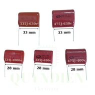 Red Candy Capacitor CBB22 - 335J 630V/475J 630V/225J 630V/475J 400V/224J 2000V - Linhkien HD