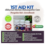 SET KECEMASAN (1ST AID KIT) dRAZMAN HOMEO-NATUROPATHIC