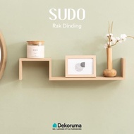 Best Seller Dekoruma SUDO Multipurpose Wall Shelf - Pale Oak SALE