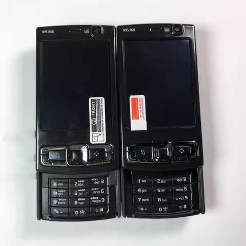 Original N95 8GB Old Used Mobile Cell Phone 5MP Wifi 2.8''Screen GSM 2G 3G Unlocked Smartphone Russi