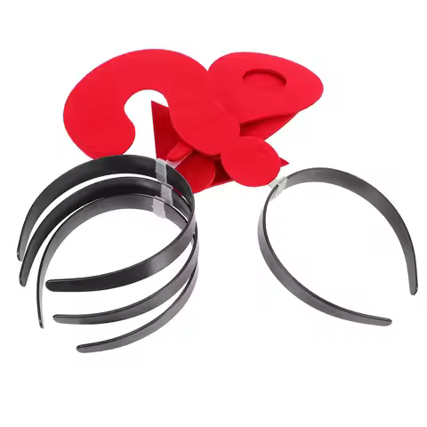 4Pcs Funny Headbands Arrow Exclamation Question Mark Location Symbol Hairbands Elastic Head Hoops fo