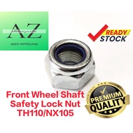 HONDA TH110/HURRICANE/NX105 FRONT WHEEL SHAFT SAFETY LOCK NUT