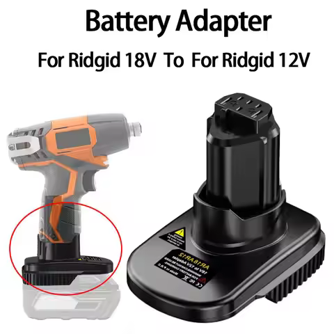 Battery Adapter Converter For Ridgid/AEG 18V Lithium Battery Convert to For Ridgid 12V Cordless Powe