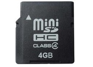 MINISD卡 4G 老款手機DV佳能HV30內存卡Mini SD 4GB N70迷你SD