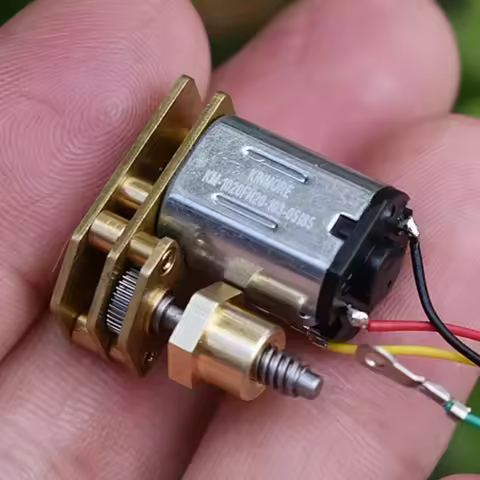 Mini Linear N20 Full Metal Gearbox Gear Reducer Motor with Driver Nut DC 3V-4.2V 3.7V 130 RPM Slow S