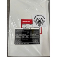 Lead 125 tire parameter stamp 2013 87505K12900.