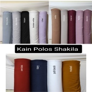 kain shakila stretch polos harga per 1 roll
