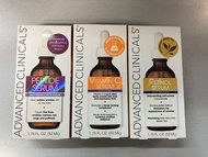 Advanced Clinicals Peptide, Vitamin C, Retinol Serums