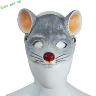 FUZOU Halloween Masks Toys Gifts Simple Mouse Masks Costume Prop Party Masks Play Prom Party Supplies Decoration Prop Half Face Mask