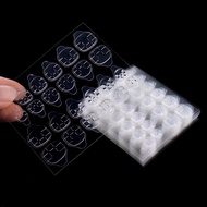 (PAP) False nail Glue Gel Double Tape False nail Stickers 24pcs nail glue stickers 24 sheets Double-