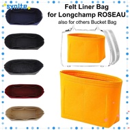 SYNITE Liner Bag, Storage Bags Bucket Bag Insert Bag,  Multi-Pocket Travel Felt Bag Organizer for Lo