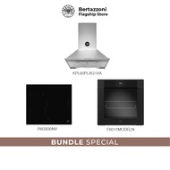 Bertazzoni 60cm Induction + Oven+ Hood Bundle(P603I30NV Hob+F6011MODEL 11 Function Oven+KPL60PLAG1XA Wall Mount Hood)