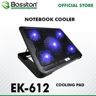 Bosston EK-612 Laptop Cooler Pads 5 Big fan Cooler up to 17 inch Laptop
