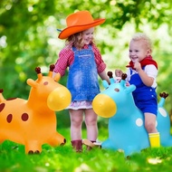 Ready Stock 🔥 Mainan Kids Jumping Horse PVC Inflatable Toy Bouncer Toy Baby Ride On