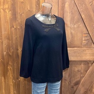 J.CREW Dark Blue Wool Top Counter