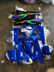 ชุดสี Wave 125S สีน้ำเงิน/ดำ รุ่นหัวเถิก กุญแจกลม (13 ชิ้น)