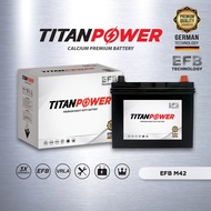 TITANPOWER EFB M42R MAINTENANCE FREE BATTERY