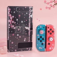 Nintendo Switch Embossed Sakura Hard Shell Protective Cover Dockable Joypad Controller Skin Shell Case For NS Switch Game Accessories