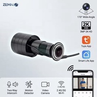 MP 2K 智能無線門鈴電子貓眼照相機
