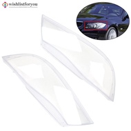 Wishlistforyou Car Headlight Cover Headlamp Shade Xenon Headlight Clear Lens Shell Cover For BMW 3-s
