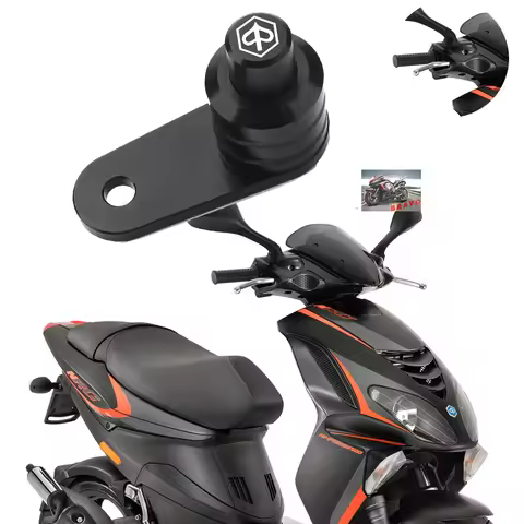 Logo For Piaggio MP3 300 400 500 BYQ150-5AV ww150 Motorcycle Accessories Brake Lever Parking Button 