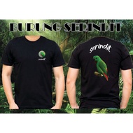 T-shirt/baju Burung Serindit