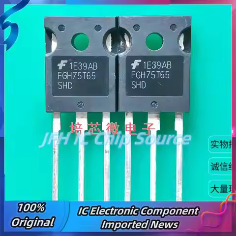 5PCS-10PCS FGH75T65 FGH75T65SHD IGBT 75A 650V Best Quality Stock