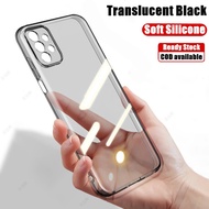 For Samsung Galaxy A32 5G 6.5 inch SM-A326B A326BDS Soft Translucent Black Silicone Flexible Shockpr