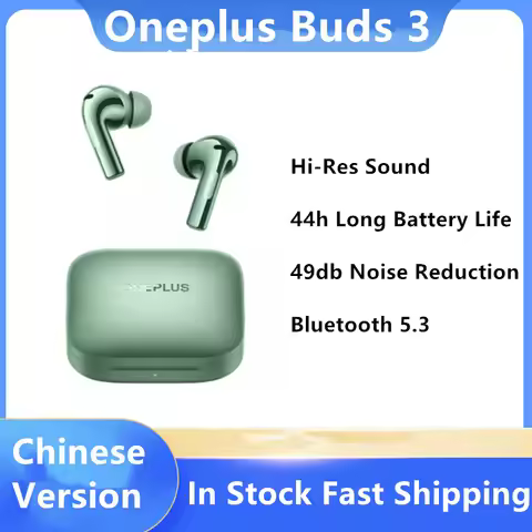 Original Oneplus Buds 3 Wireless Earphone 49db Noise Reduction Hi-Res Audio 44h Battery Life LHDC 5.