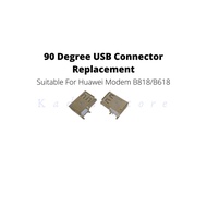 90 Degree USB-A Female Connector Replacement For Huawei Modem b618 b818