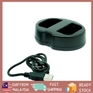 Kingma Dual Battery Charger with USB Cable for Canon LP-E6 60D 70D 80D 6D 5D