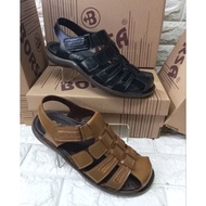 Latest 100% genuine borsa 59202 leather sandals