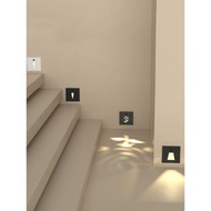 感應地腳燈86型led燈嵌入式智能光感人體感應過道樓梯墻角踢腳燈