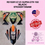 Coverset RS150R V2 Supra GTR-150 (10) Bodyset (Sticker Tanam)