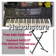 Keyboard Piano ANGELET XTS 966 bisa USB MIDI 61KEY+free KAKI KEYBOARD